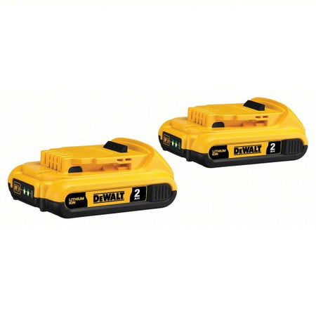 DEWALT 20V MAX Battery, Compact 2.0Ah Double Pack