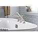 KOHLER 97070-4-Bn Hint Single-Handle Deck Mount Bath Faucet with Hand Shower, Brushed Nickel