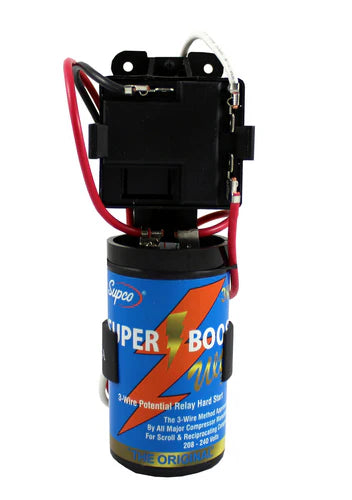 Supco Super Boost 3-Wire Potential Relay Hard Start 3W1