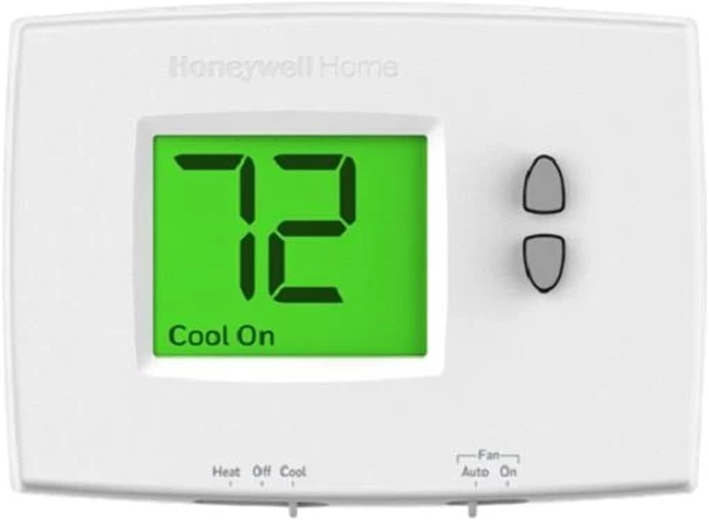 Honeywell Home Honeywell E1 PRO Basic Non-PROGRAMMABLE Thermostat, White TH1110E1000