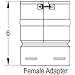 M&G DuraVent 5GVAF 5" Universal Female Adapter