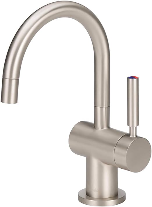 InSinkErator F-HC3300SN Modern Instant Hot & Cold Water Dispenser - Faucet Only, Satin Nickel