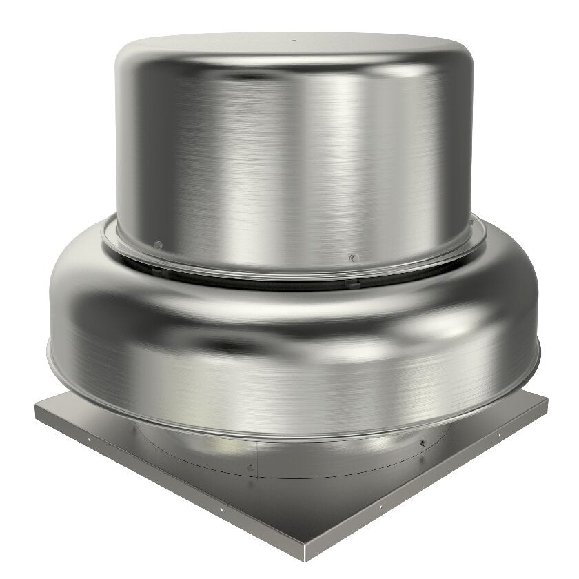 Fantech® 5BDD20 Belt-Drive Downblast Roof Ventilator Shell, 5486 cfm, 1/3 hp, Domestic