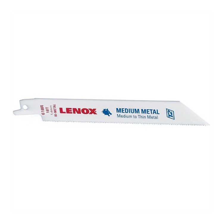 Lenox 1861217 618R 6" 18 Tpi Recip Saw Blade Pack Of 10 - Metal