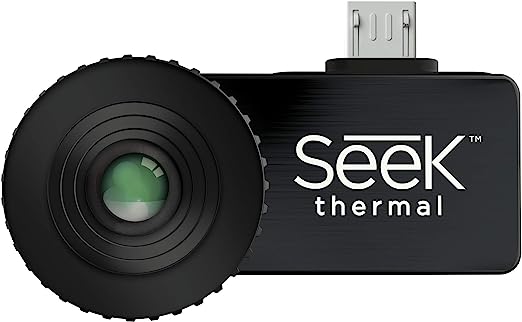 Y7773 Seek Thermal Compact – All-Purpose Thermal Imaging Camera for Android MicroUSB, (UW-AAA)