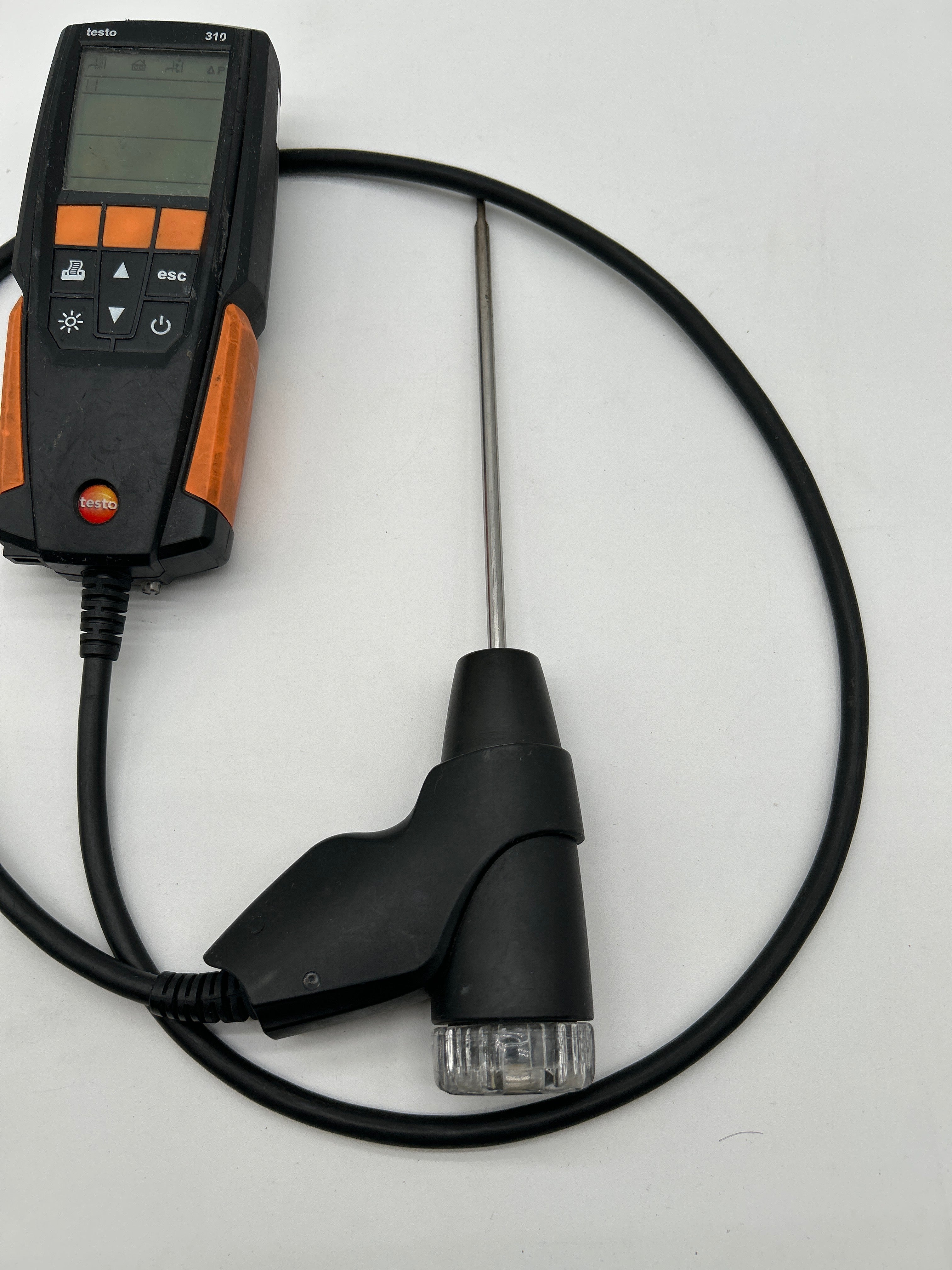 Testo 310 I Residential Combustion Analyzer I Flue Gas Detector Set for Heating Systems