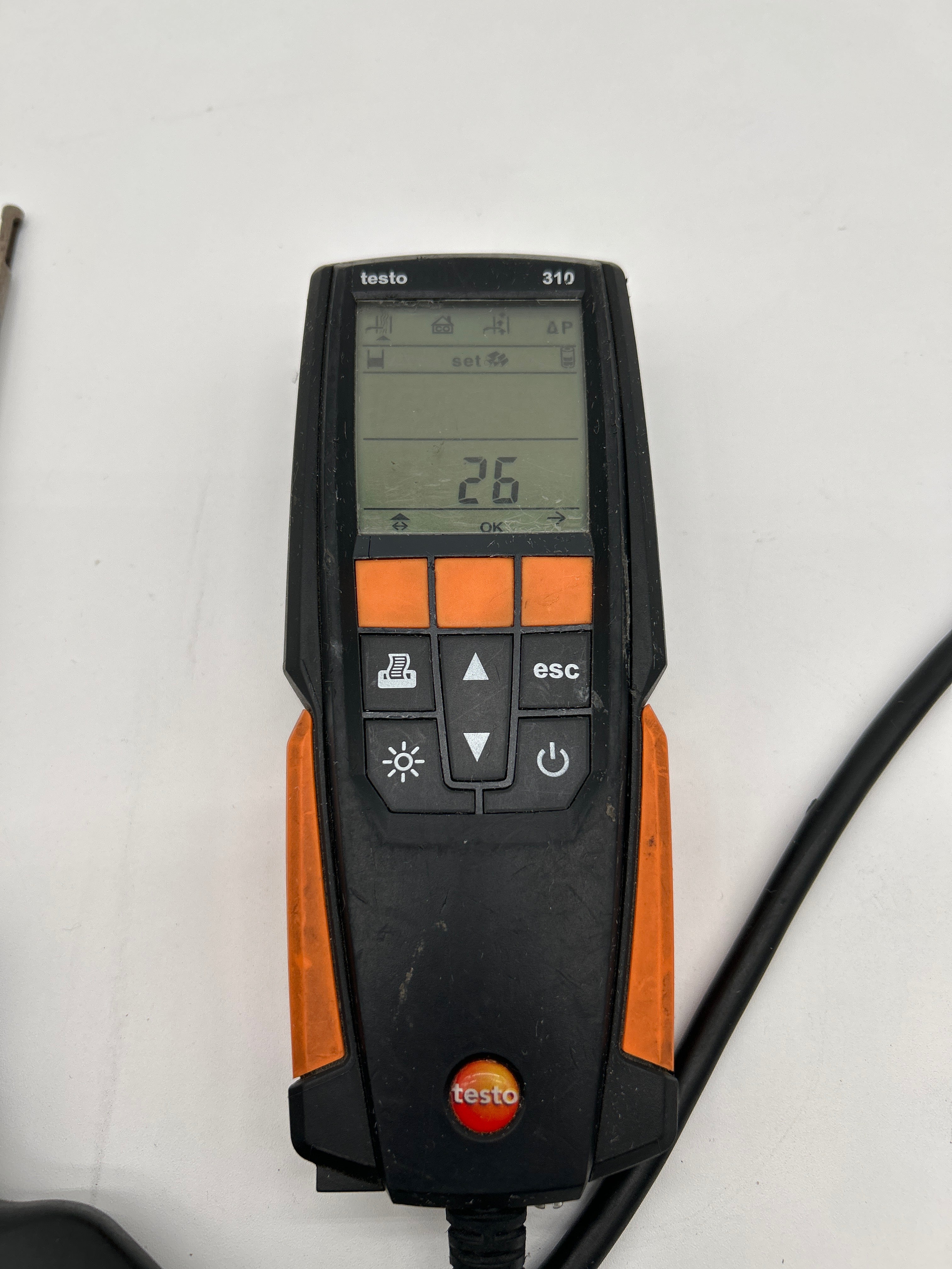 Testo 310 I Residential Combustion Analyzer I Flue Gas Detector Set for Heating Systems