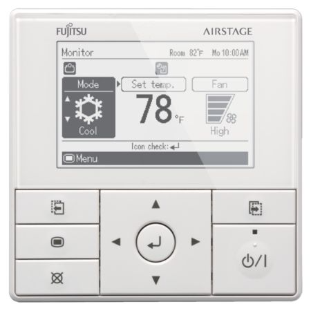 Fujitsu UTY-RVNUM - Wall Mount Thermostat