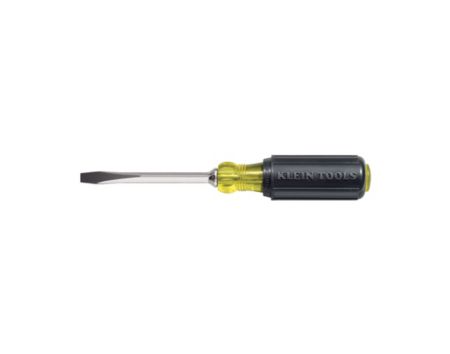 Klein 600-4 - 1/4'' Keystone-Tip Screwdriver 4'' Heavy-Duty Square-Shank