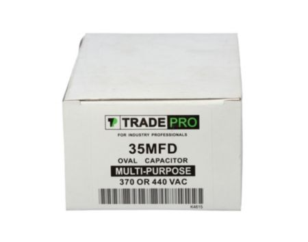 TRADEPRO® TP-CAP-35/440 - Run Capacitor, 35/440 VAC, Oval