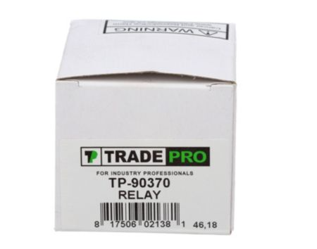 TRADEPRO® TP-90370 - Relay, 24 VAC, SPDT