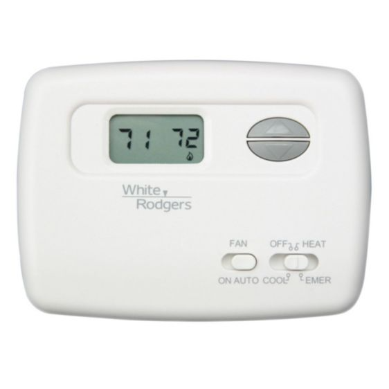 White-Rodgers 1F79-111 - White-Rogers 70 Series Non-Programmable Digital Thermostat 2H/1C