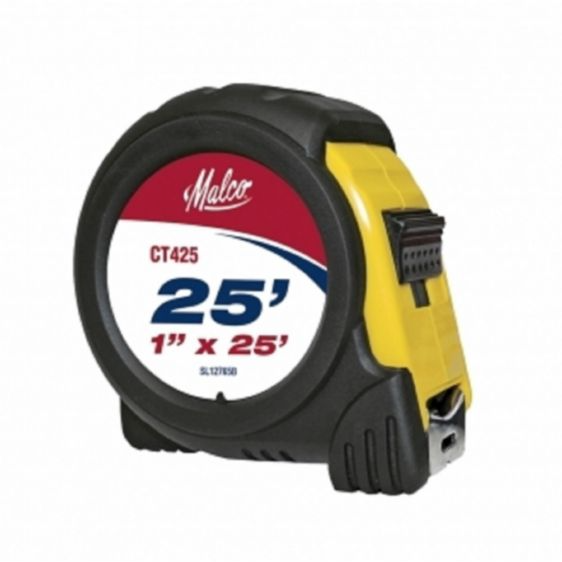 Malco CT425 - Crew Non Magnetic Tape Measure 1" X 25'