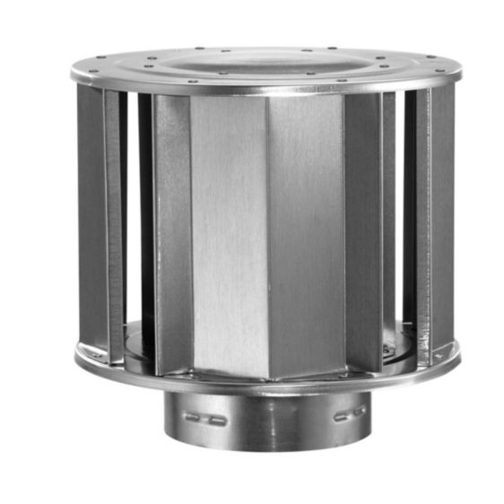 DuraVent 4GVVTH - Aluminum High-Wind Cap with 4" Inner Diameter