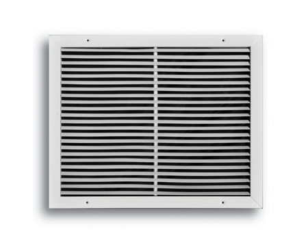 TRUaire 270 14X06 - Steel Fixed Bar Return Air Grille, White, 14" X 06"