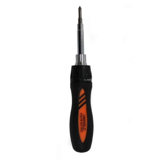 Uniweld 6N1RSD - 6-In-1 Ratchet Screwdriver