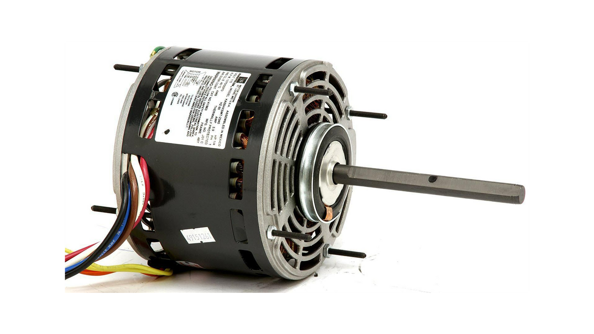 Blower Motor, 1/2 HP, 115V, 3 Speed, 1075 RPM, Nidec 1865