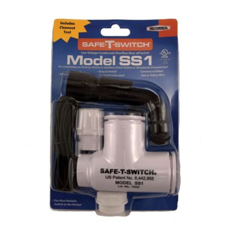 Rectorseal 97632 - Safe-T-Switch SS1 Primary Drain/ Secondary Drain Outlet Condensate Shutoff Switch