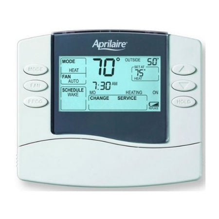 Aprilaire 8476 Thermostat, Programmable Dual Powered Universal Thermostat