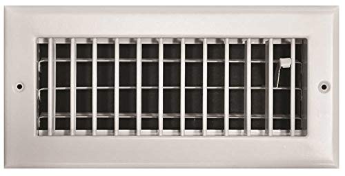 TRUAIRE ADJUSTABLE 1-WAY WALL / CEILING REGISTER, 10 IN. X 4 IN.