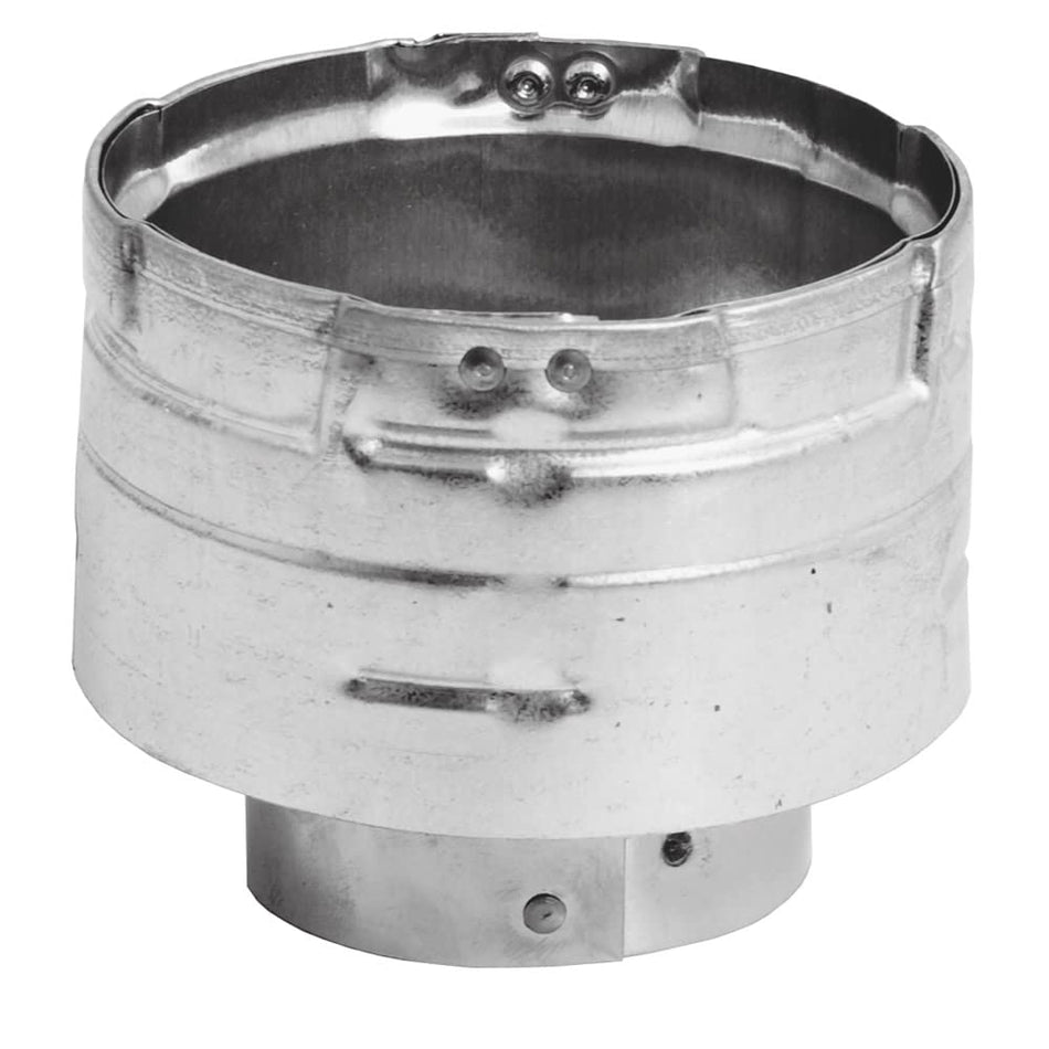 DuraVent 3GVRRA4 3" Inner Diameter - Type B Round Gas Vent Pipe - Double Wall -, Aluminum