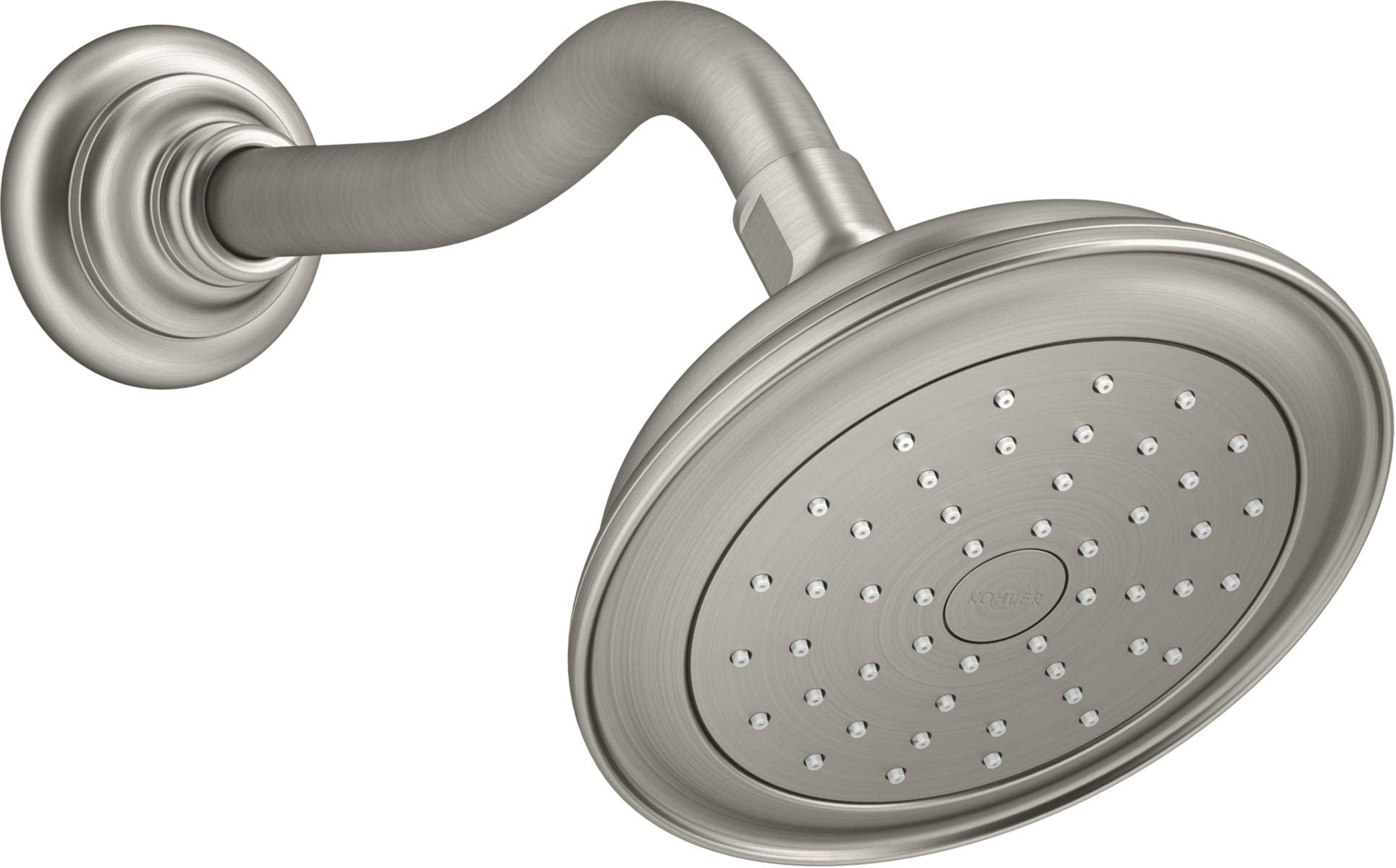 KOHLER Artifacts Single-function 2.5 gpm showerhead with Katalyst spray