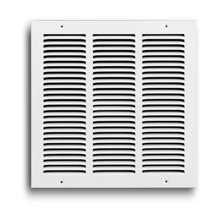 Truaire 170 10X10 Return Air Grille 10-Inch x 10-Inch Sidewall or Ceiling Return Air Grille, White