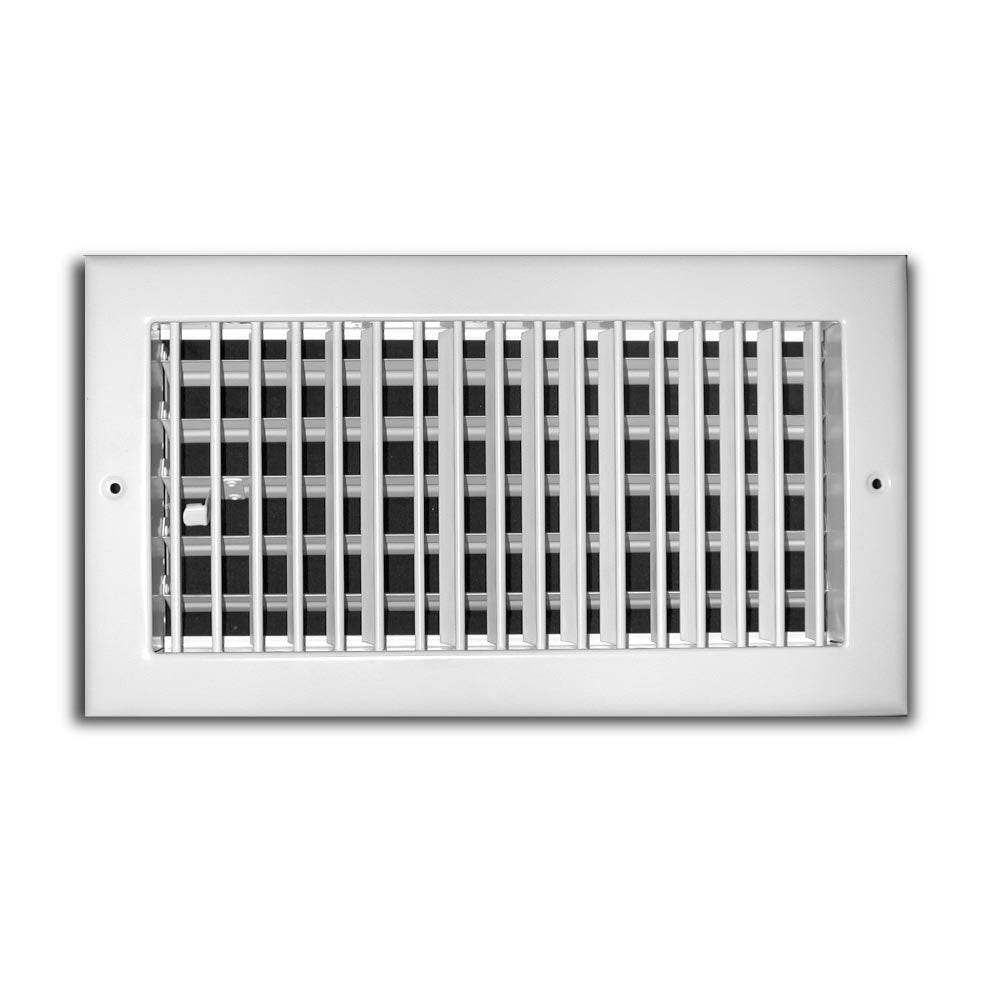 Truaire 210VM 10X06 Bar Type Supply Diffuser 10-Inch x 6-Inch Sidewall or Ceiling Air Supply Grille, White